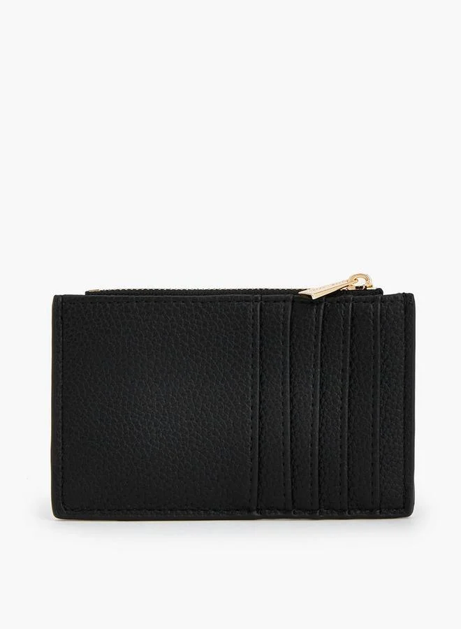 Flora Bella By Shoexpress Black Card Holder With Coin Pocket for Women | Best Price UAE